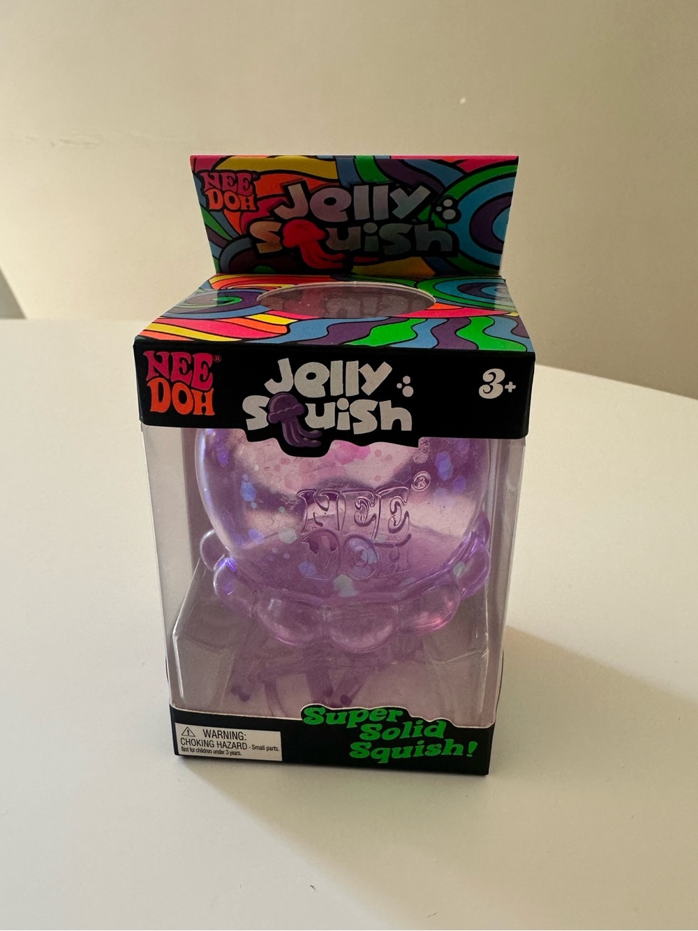 NeeDoh Purple Jelly Squish Jelly fish sugar squish Authentic Schylling